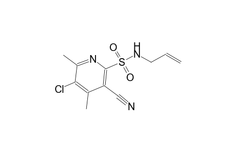 N-allyl-5-chloro-3-cyano-4,6-dimethyl-2-pyridinesulfonamide