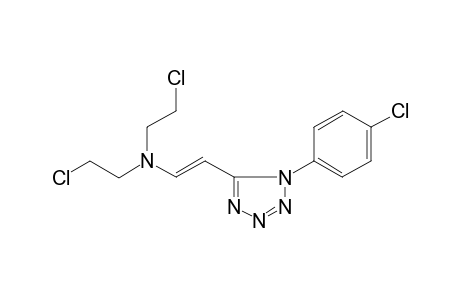 (E)-N,N-Bis(2-chloroethyl)-2-[1-(4-chlorophenyl)-1H-tetraazol-5-yl]ethenamine