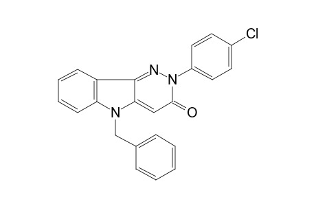5-Benzyl-2-(4-chlorophenyl)-2,5-dihydro-3H-pyridazino[4,3-b]indol-3-one