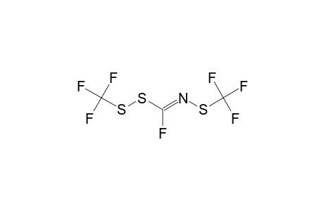 Trifluoro[(((E)-fluoro[(trifluoromethyl)disulfanyl]methylidene)amino)sulfanyl]methane