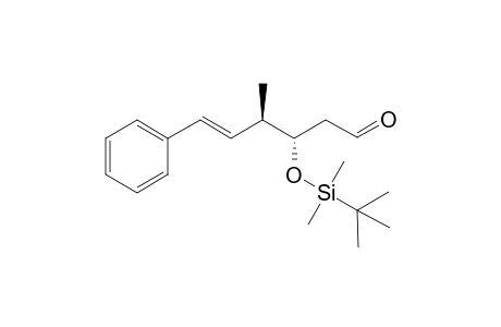 (E,3S,4R)-3-[tert-butyl(dimethyl)silyl]oxy-4-methyl-6-phenyl-5-hexenal