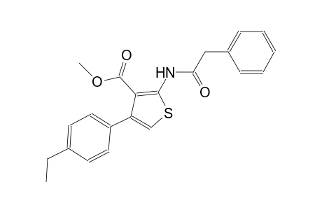 methyl 4-(4-ethylphenyl)-2-[(phenylacetyl)amino]-3-thiophenecarboxylate