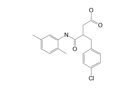 3-(4-Chlorobenzyl)-N-(2,5-dimethylphenyl)succinamic acid