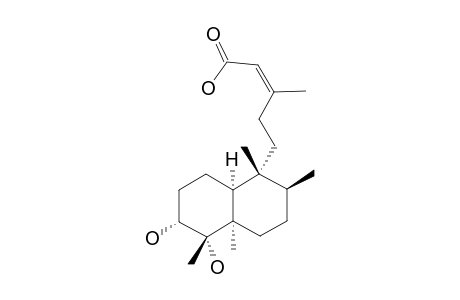 3,4-DIHYDROXYCLERODAN-13-Z-EN-15-OIC_ACID