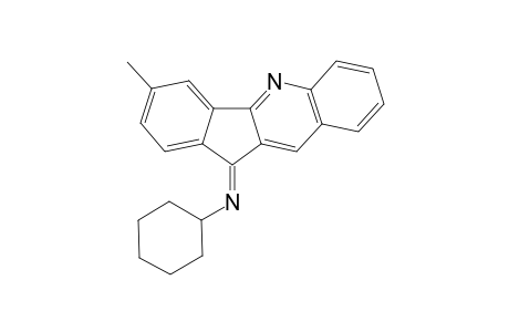 Indeno[1,2-b]quinoline,11-cyclohexylimino-3-methyl-