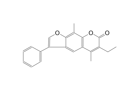 7H-furo[3,2-g][1]benzopyran-7-one, 6-ethyl-5,9-dimethyl-3-phenyl-