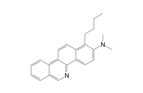 2-Dimethylamino-1-n-butylbenzo[c]phenanthridine