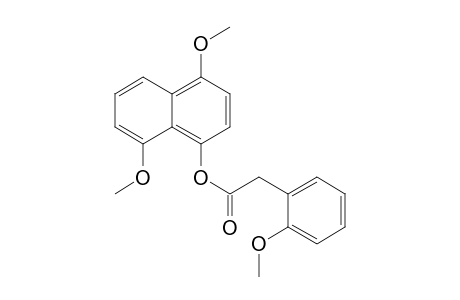 (4,8-dimethoxy-1-naphthyl) 2-(2-methoxyphenyl)acetate
