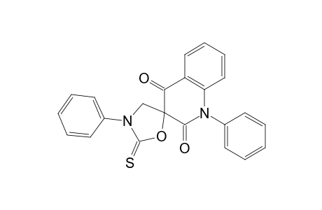 1',3-diphenyl-2-sulfanylidene-spiro[1,3-oxazolidine-5,3'-quinoline]-2',4'-dione