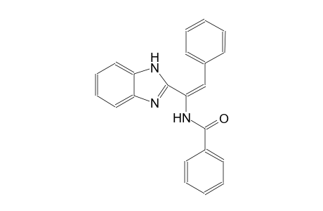 benzamide, N-[(E)-1-(1H-benzimidazol-2-yl)-2-phenylethenyl]-