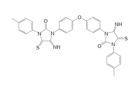 3,3'-(4,4'-Oxybis(4,1-phenylene))bis(4-imino-5-thioxo-1-p-tolylimidazolidin-2-one)