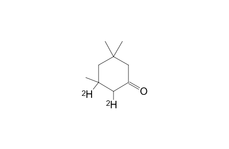 3,5,5-TRIMETHYL-2,3-DIDEUTERIO-1-CYCLOHEXANONE