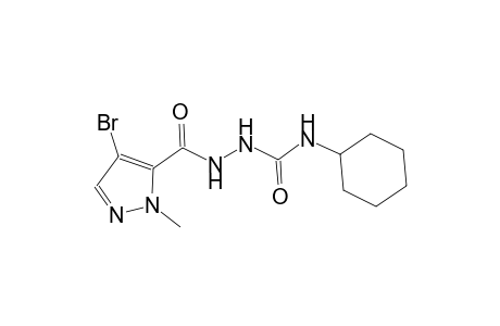 2-[(4-bromo-1-methyl-1H-pyrazol-5-yl)carbonyl]-N-cyclohexylhydrazinecarboxamide