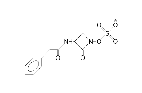 3-(Phenylacetyl-amino)-2-azetidione N-sulfate anion