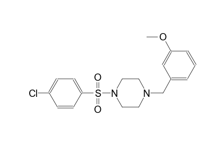 3-({4-[(4-chlorophenyl)sulfonyl]-1-piperazinyl}methyl)phenyl methyl ether