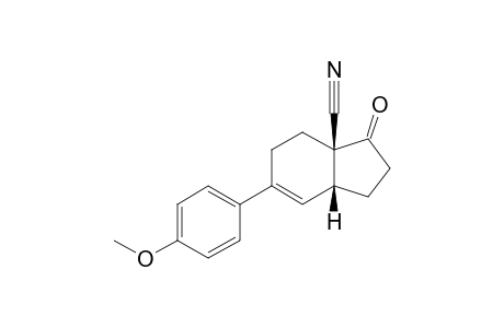 6-(4-METHOXYPHENYL)-2,3,4,7,8,9-HEXAHYDRO-1H-INDENE-1-ONE-9-CARBONITRILE