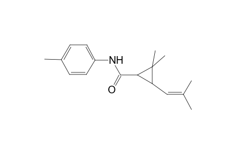 2,2-Dimethyl-N-(4-methylphenyl)-3-(2-methyl-1-propenyl)cyclopropanecarboxamide