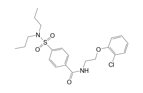 N-[2-(2-chloranylphenoxy)ethyl]-4-(dipropylsulfamoyl)benzamide