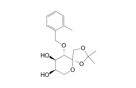 1,2-O-Isopropylidene-3-O-(o-methylbenzyl)-.beta.-D-fructopyranose