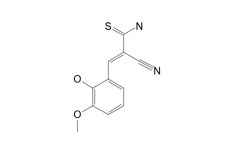 2-CYANO-3-(2-HYDROXY-3-METHOXYPHENYL)-PROP-2-ENE-1-CARBOTHIAMIDE