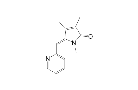 Z-1,3,4-TRIMETHYL-5-(2-PYRIDYLMETHYLIDENE)-3-PYRROLIN-2-ONE