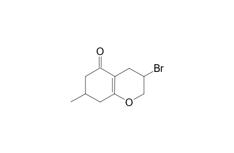 3-Bromo-2,3,4,6,7,8-hexahydro-7-methyl-1-benzofuran-5(5H)-one