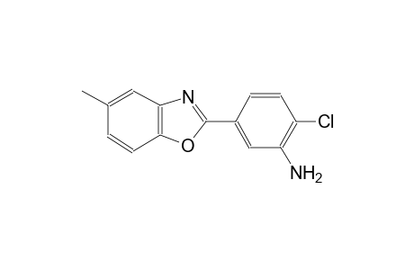 2-chloro-5-(5-methyl-1,3-benzoxazol-2-yl)aniline