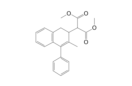 Propanedioic acid, (1,2-dihydro-3-methyl-4-phenyl-2-naphthalenyl)-, dimethyl ester