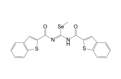 Methyl N,N'-di(thienaphthen-2-ylcarbonyl)-imidoselenocarbamate
