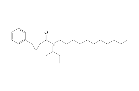 Cyclopropanecarboxamide, 2-phenyl-N-(2-butyl)-N-undecyl-