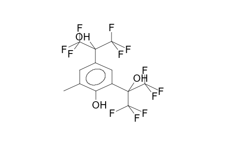 2,4-DI(ALPHA-HYDROXYHEXAFLUOROISOPROPYL)-6-METHYLPHENOL