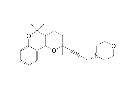 4-[3-(2,5,5-trimethyl-3,4,4a,10b-tetrahydro-2H,5H-pyrano[3,2-c]chromen-2-yl)-2-propynyl]morpholine