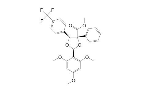 METHYL-(2S*,4R*,5S*)-2-(2,4,6-TRIMETHOXYPHENYL)-4-PHENYL-5-(4-TRIFLUOROMETHYLPHENYL)-1,3-DIOXOLANE-4-CARBOXYLATE