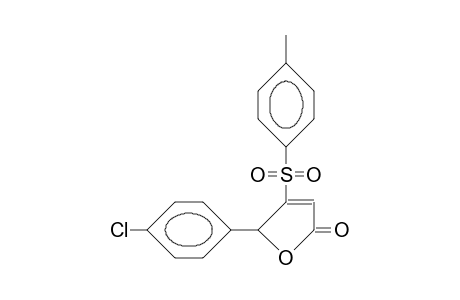2(5H)-Furanone, 5-(4-chlorophenyl)-4-[(4-methylphenyl)sulfonyl]-
