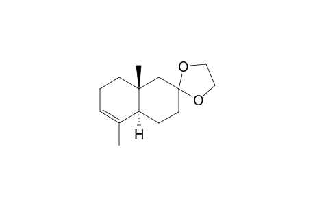 (4'aS,8'aR)-5',8'a-Dimethyl-3',4',4'a,7',8',8'a-hexahydro-1'H-spiro[1.3]dioxolane-2,2'-naphthalen]
