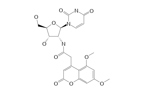 2-(5,7-DIMETHOXY-2-OXO-2H-CHROMEN-4-YL)-N-(URIDIN-2'-YL)-ACETAMIDE