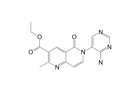ETHYL-6-(4-AMINO-5-PYRIMIDINYL)-2-METHYL-5-OXO-5,6-DIHYDRO-1,6-NAPHTHYRIDINE-3-CARBOXYLATE