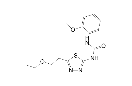N-[5-(2-ethoxyethyl)-1,3,4-thiadiazol-2-yl]-N'-(2-methoxyphenyl)urea