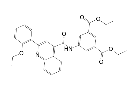 diethyl 5-({[2-(2-ethoxyphenyl)-4-quinolinyl]carbonyl}amino)isophthalate