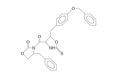 4S-3-([(4'S,5'R)-5'-(4'-Benzyloxy-benzyl)-2'-thioxo-4'-oxazolidi-nyl]-carbonyl)-4-benzyl-2-oxazolidinone