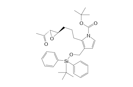 tert-Butyl 2-(3-((2R,3S)-3-acetyloxiran-2-yl)propyl)-3-tert-butyldiphenylsiloxymethyl-1H-pyrrole-1-carboxylate