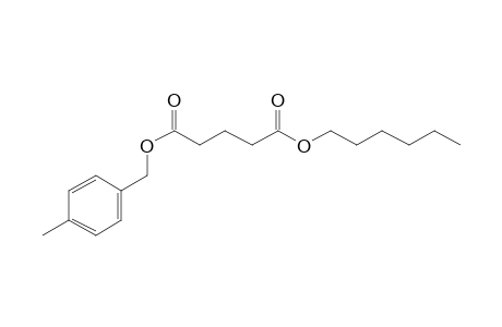 Glutaric acid, hexyl 4-methylbenzyl ester