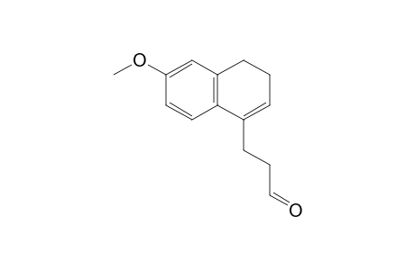 3-(6-Methoxy-3,4-dihydronaphthalen-1-yl)propanal