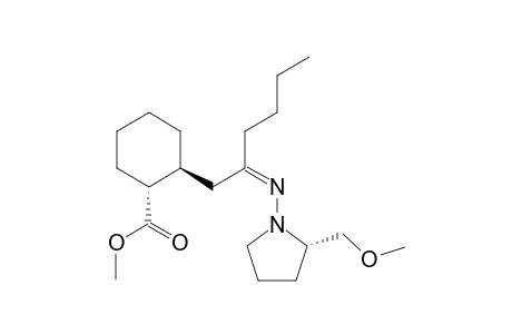 (+)-(2S,1"R,2"S)-1-{1'-[2"-Methoxycarbonyl)cyclohexylmethyl ]-1-pentylideneamino }-2-(methoxymethyl) pyrrolidine