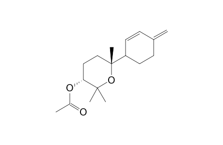 (3R,6R)-7,8-Dehydro-delta9(15)-bisabololoxid A-acetate