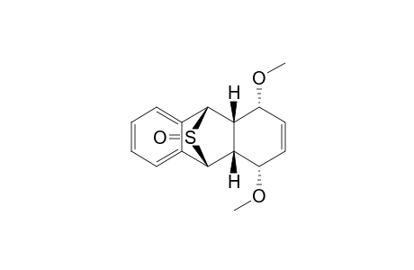 (4aR,9S,9aS,10R)-9,10-Epithio-1.alpha.,4.alpha.-dimethoxy-(hexahydro)anthracene-S-oxide