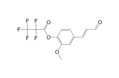 Coniferyl aldehyde, pentafluoropropionate