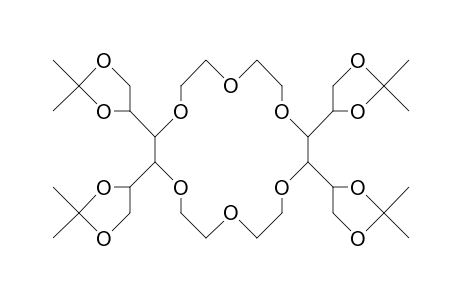 1,2,10,11-Tetrakis(3,3-dimethyl-2,4-oxalanyl)-18-crown-6