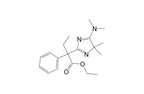 4H-Imidazole-2-acetic acid, 5-(dimethylamino)-.alpha.-ethyl-4,4-dimethyl-.alpha.-phenyl-, ethyl ester