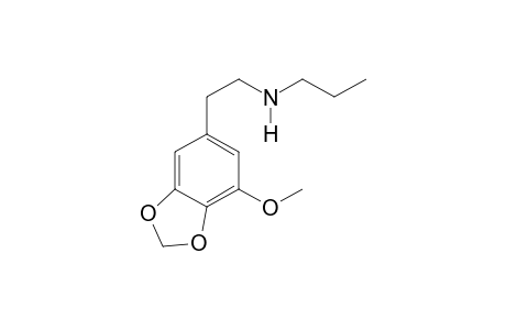 N-Propyl-3-methoxy-4,5-methylenedioxyphenethylamine